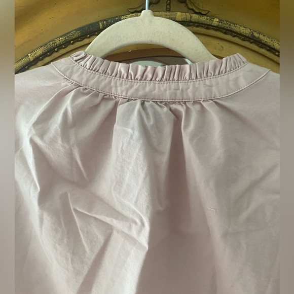 Worthington Ruffled Light Pink Blouse with Buttoned Collar - Picture 8 of 8